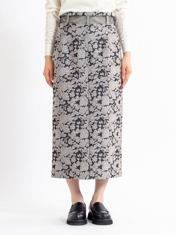 Jacquard skirt-ジャカードスカート-Chika Kisada（チカキサダ