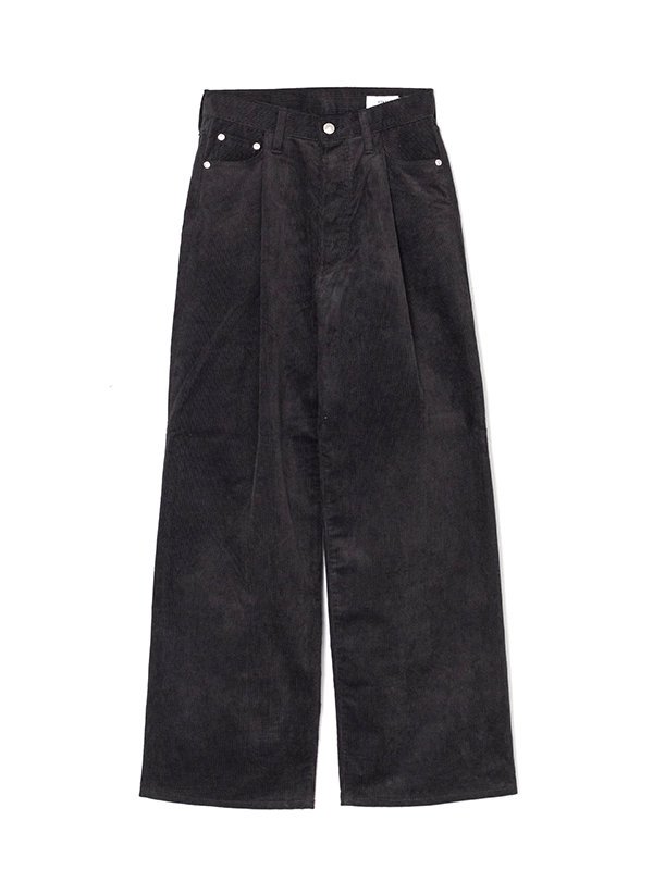 CORDUROY WIDE LEG JEANS コーデュロイワイドレッグパンツ-HYKE（ハイク）通販| st company