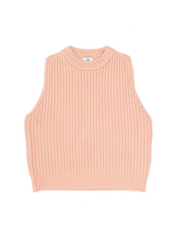 WOOL RIBBED SWEATER VEST ウールリブセーターベスト-HYKE（ハイク）通販| st company