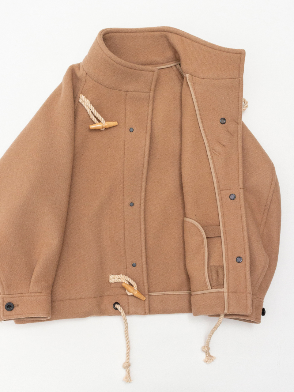 DOUBLE FACE DUFFEL JACKET-ダブルフェイスダッフルジャケット