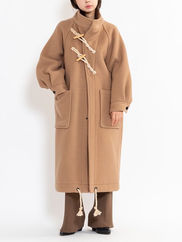 DOUBLE FACE DUFFEL COAT-ダブルフェイスダッフルコート-HYKE（ハイク）通販| st company