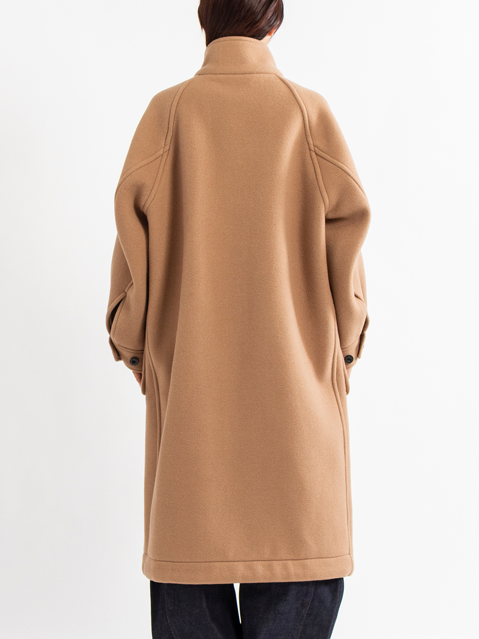 DOUBLE FACE DUFFEL COAT-ダブルフェイスダッフルコート-HYKE