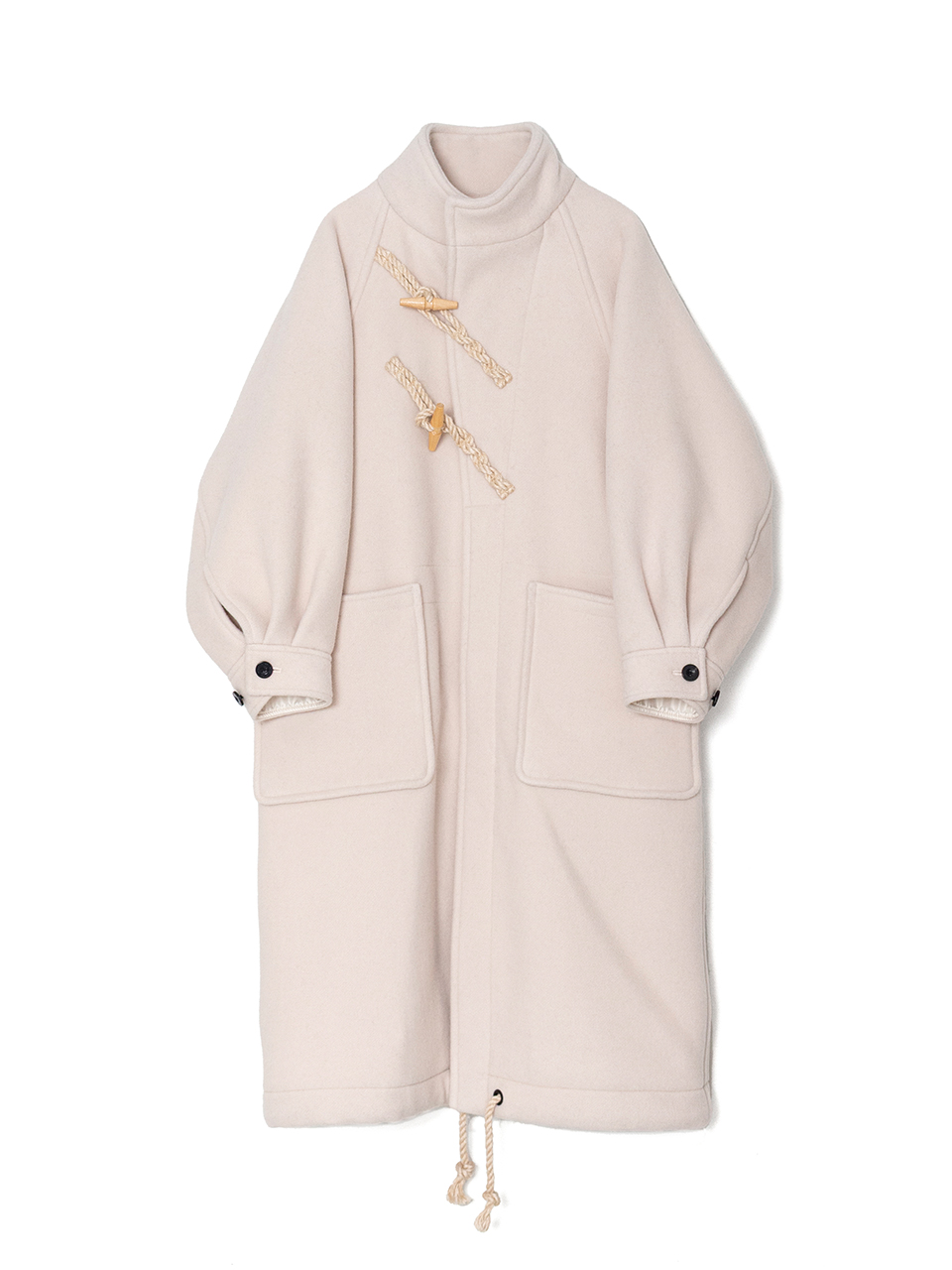 ハイク DOUBLE FACE DUFFEL COAT サイズ1 DOUBLE FACE DUFFEL COAT-ダブルフェイスダッフルコート-HYKE