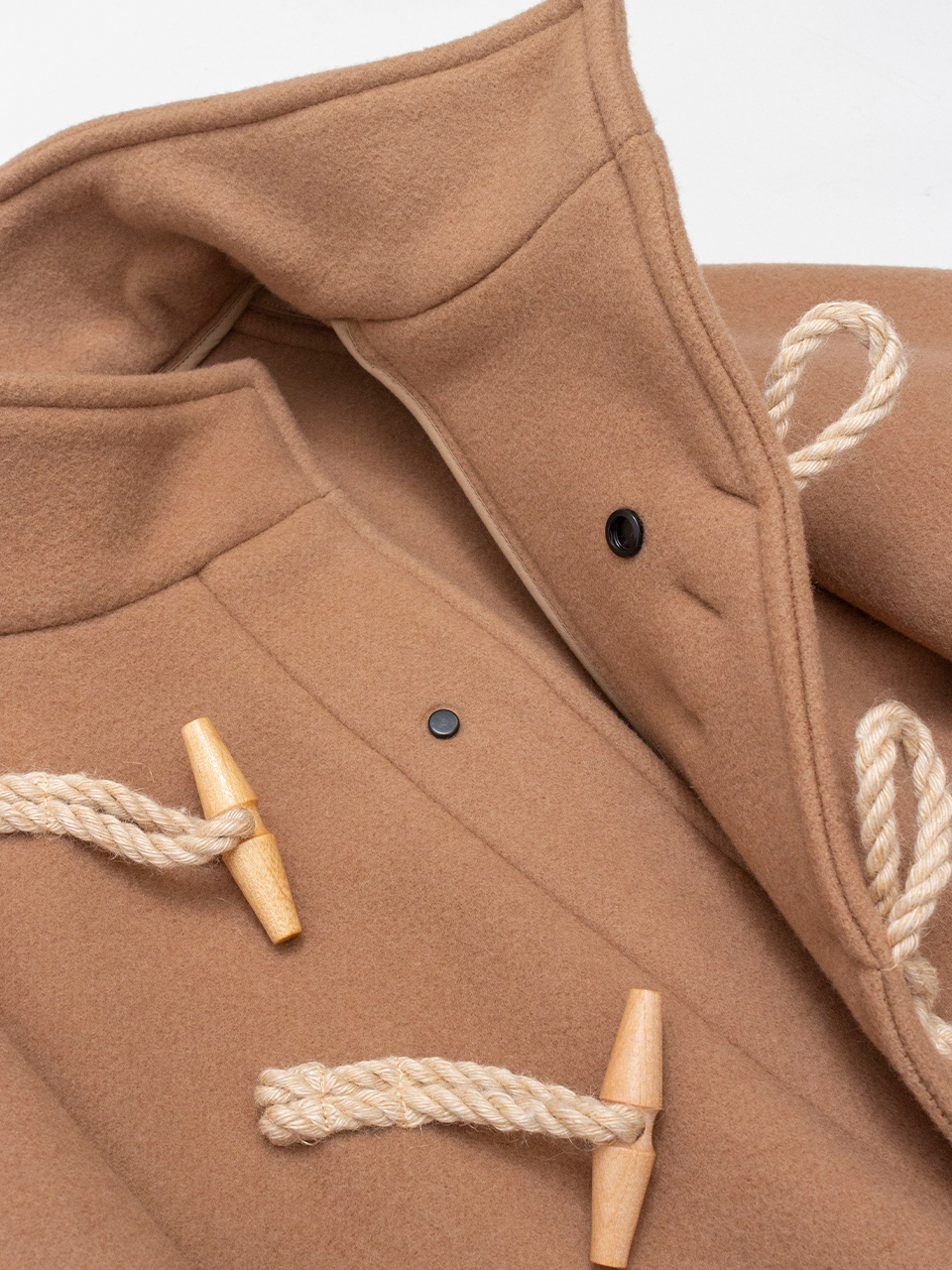 DOUBLE FACE DUFFEL COAT-ダブルフェイスダッフルコート-HYKE