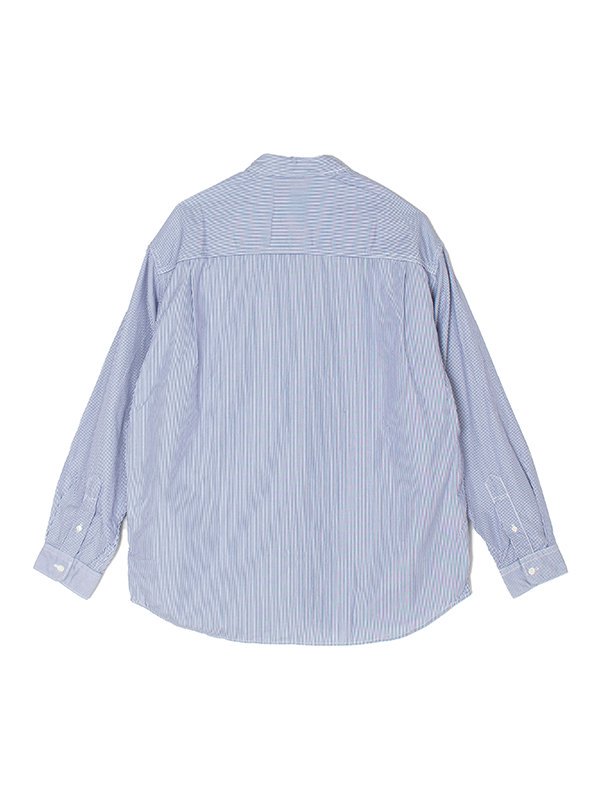 Cotton stripe x cotton check shirt-コットンストライプチェックシャツ-COMME des GARCONS HOMME( コムデギャルソンオム)通販| st company