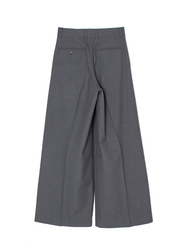 P/R STRETCH WIDE LEG PANTS P/R-ストレッチワイドレッグパンツ-HYKE（ハイク）通販| st company