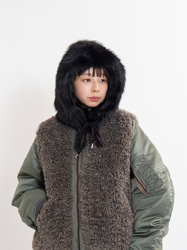 Long faux fur hood-ロングフェイクファーフード-KIJIMA TAKAYUKI（キジマタカユキ）通販| stcompany