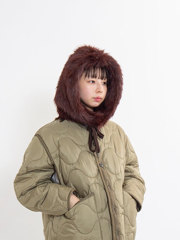 Long faux fur hood-ロングフェイクファーフード-KIJIMA TAKAYUKI（キジマタカユキ）通販| stcompany