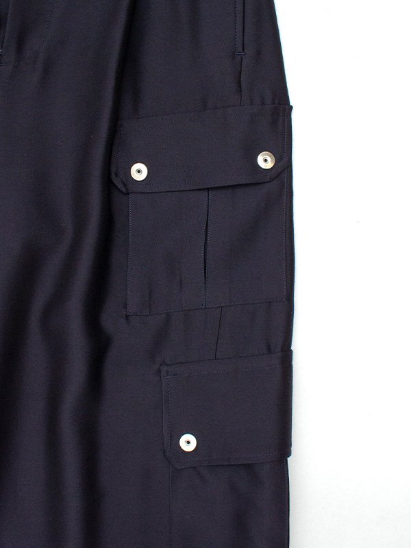 W/R/SI DOUBLE WEAVE CARGO POCKET TROUSERS-ダブルウェーブ W/R/SI DOUBLE WEAVE CARGO POCKET TROUSERS-ダブルウェーブ