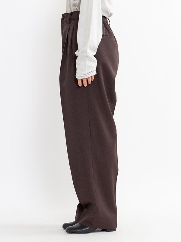 TWO TUCK EASY TROUSERS-ツータックイージートラウザー-ssstein TWO TUCK EASY TROUSERS-ツータックイージートラウザー-ssstein