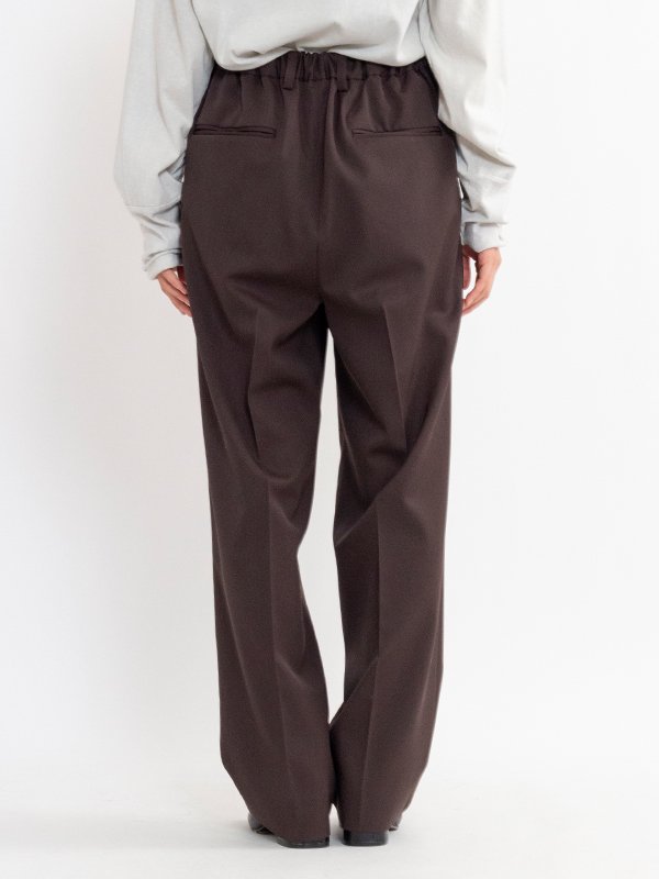 ssstein / シュタイン】TWO TUCK EASY TROUSERS - BLACK | 公式