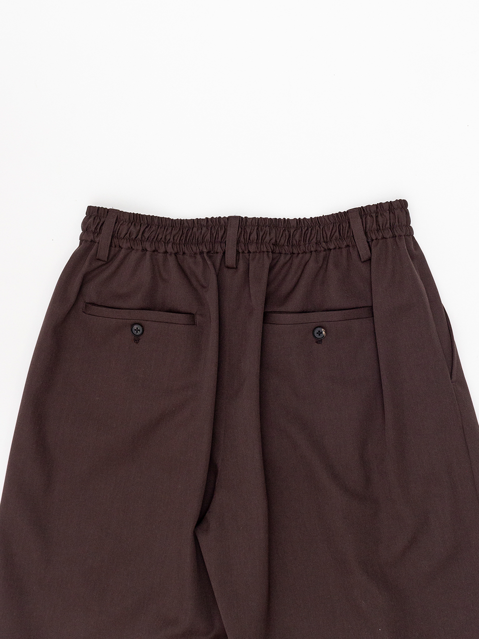 WIDE EASY SHORT TROUSERS-ワイドイージーショートトラウザー