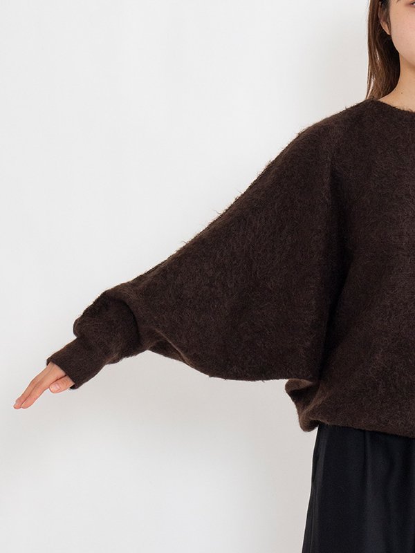 SUPER KID MOHAIR KNIT DOLMAN SLEEVE LS-スーパーキッドモヘア SUPER KID MOHAIR KNIT DOLMAN SLEEVE LS-スーパーキッドモヘア