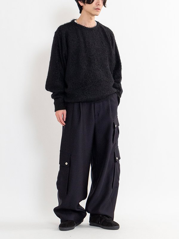SUPER KID MOHAIR KNIT DOLMAN SLEEVE LS-スーパーキッドモヘア