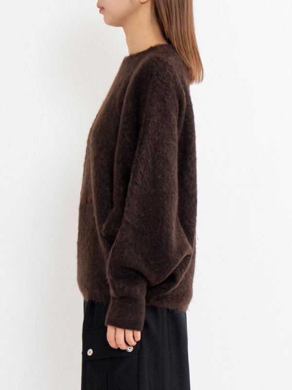 SUPER KID MOHAIR KNIT DOLMAN SLEEVE LS-スーパーキッドモヘア