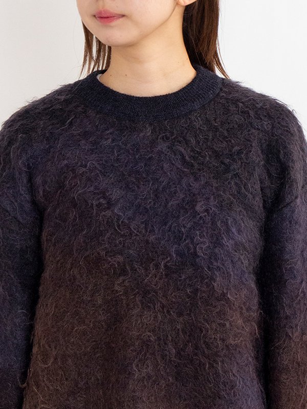 GRADATION MOHAIR KNIT LS-グラデーションモヘアニットロング GRADATION MOHAIR KNIT LS-グラデーションモヘアニットロング