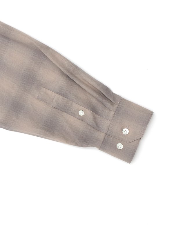 C/R CHECK OVERSIZED DOWN PAT SHIRT-チェックオーバーサイズ
