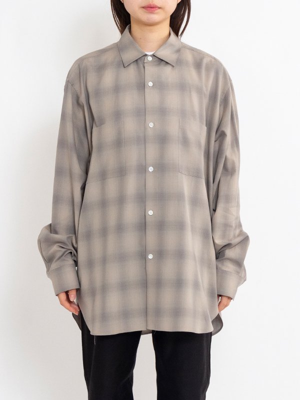 新品 SOPHNET 24SS OVERSIZED チェック シャツ ジャケット
