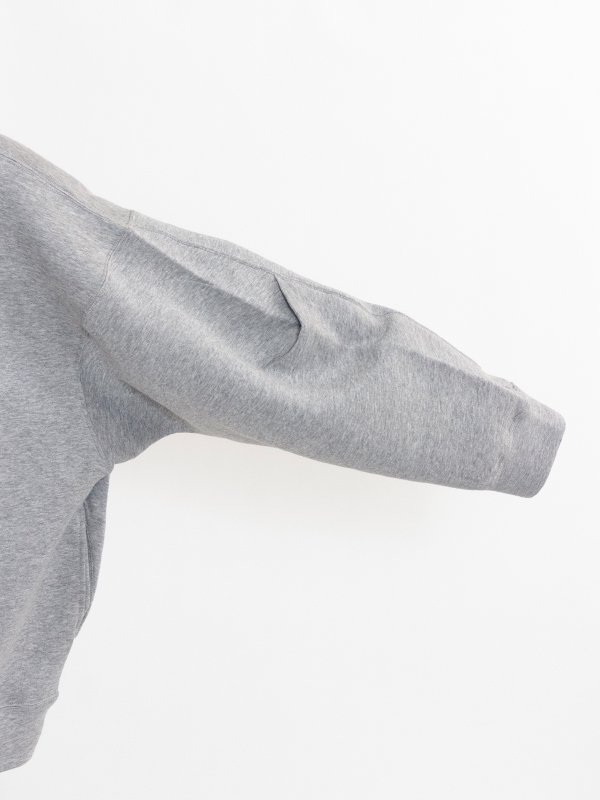 COTTON DOUBLE KNIT TUCKED ZIP HOODY – ssstein
