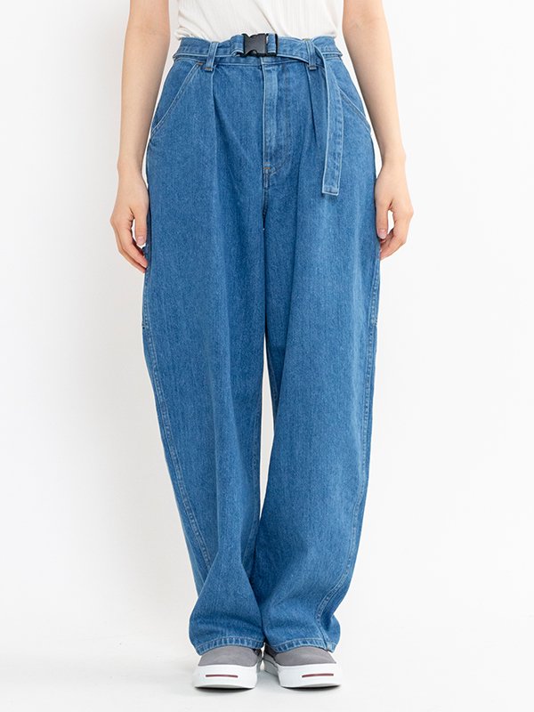 PHEENY/VINTAGE DENIM PAINTER PANTS(INDIGO)