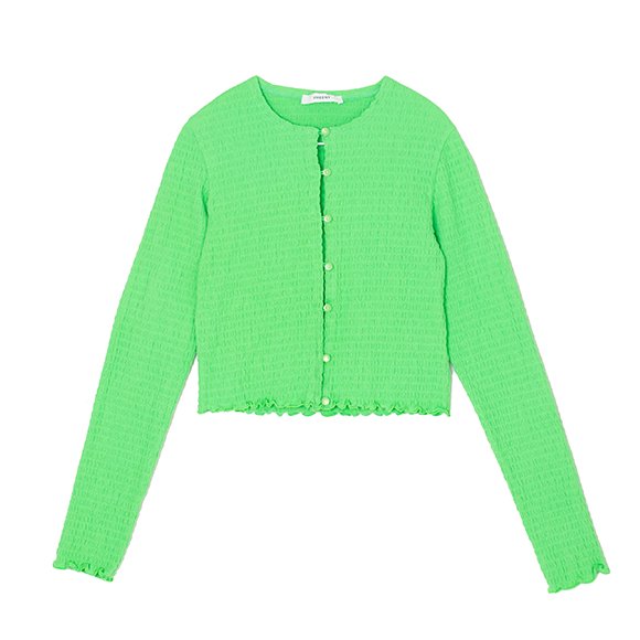 【専用】今期PHEENY コットンシャーリングカーディガン Cotton shirring cardigan -コットンシャーリングカーディガン