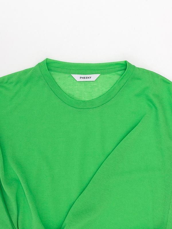 Cotton nylon sheer drape shortsleeve S/S-コットンナイロン