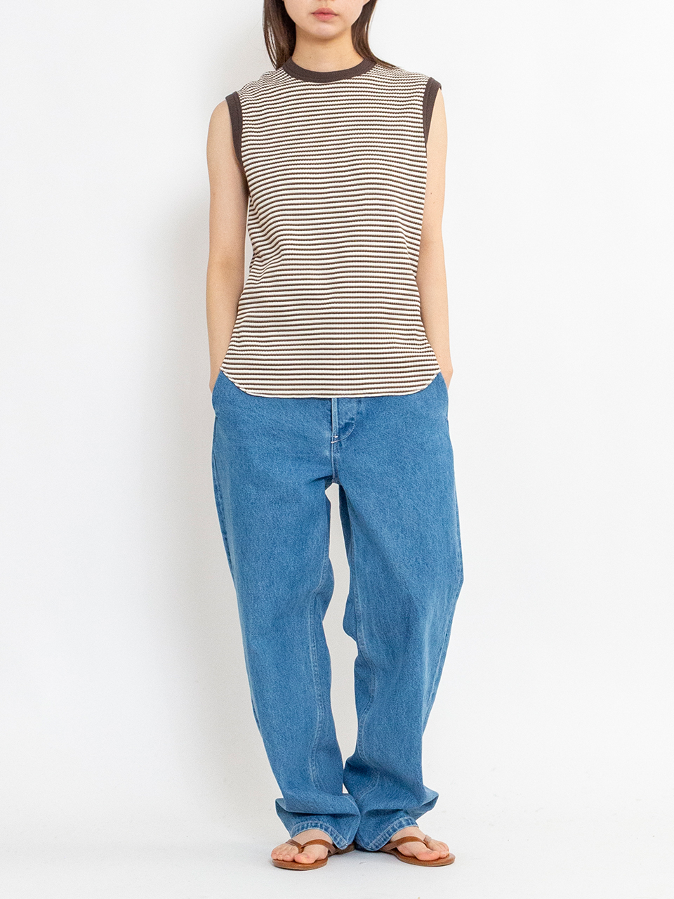 トップス PHEENY Multi border n/s PHEENY / Multi Border N/S | FLUTTER
