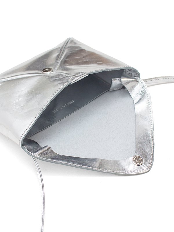 Naturally-tanned leather envelope purse - Large（ショルダー