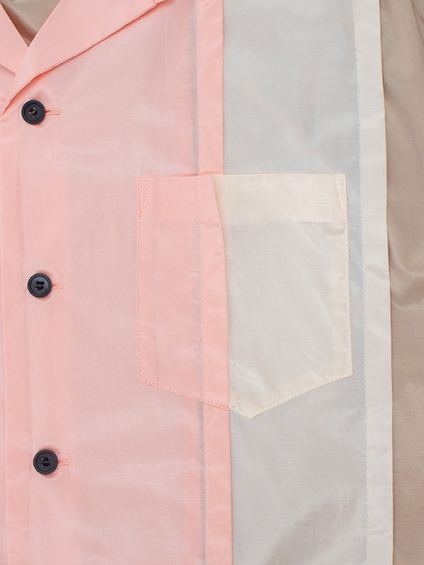 TOGA - 美品　toga ラミネート加工 ブライトショートスリーブシャツ TOGA - 美品 toga ラミネート加工 ブライトショートスリーブ