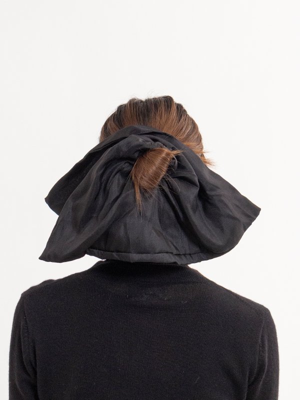 Silk Square Large Scrunchie-シルクスクエアラージシュシュ