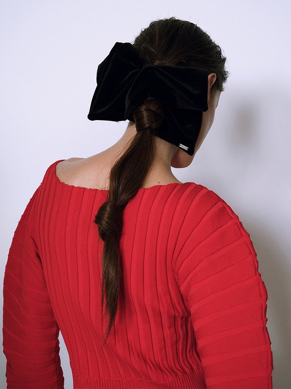 heyep｜Silk Square Medium Scrunchie（ヘアアクセサリー