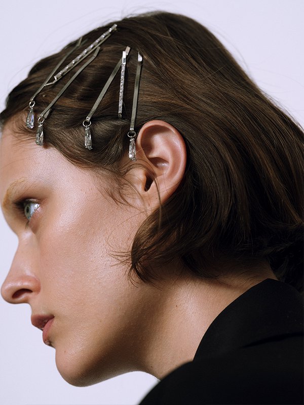 Drop Crystal Hair Pins ドロップクリスタルヘアピン-heyep Drop Crystal Hair Pins ドロップクリスタルヘアピン-heyep