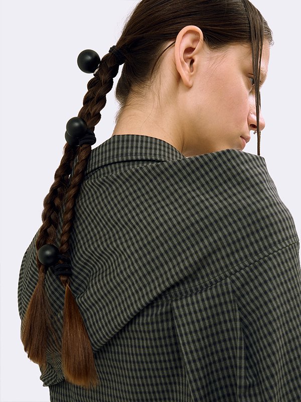 Black Ball Hair Ties-ブラックボールヘアタイ-heyep（ヘイップ