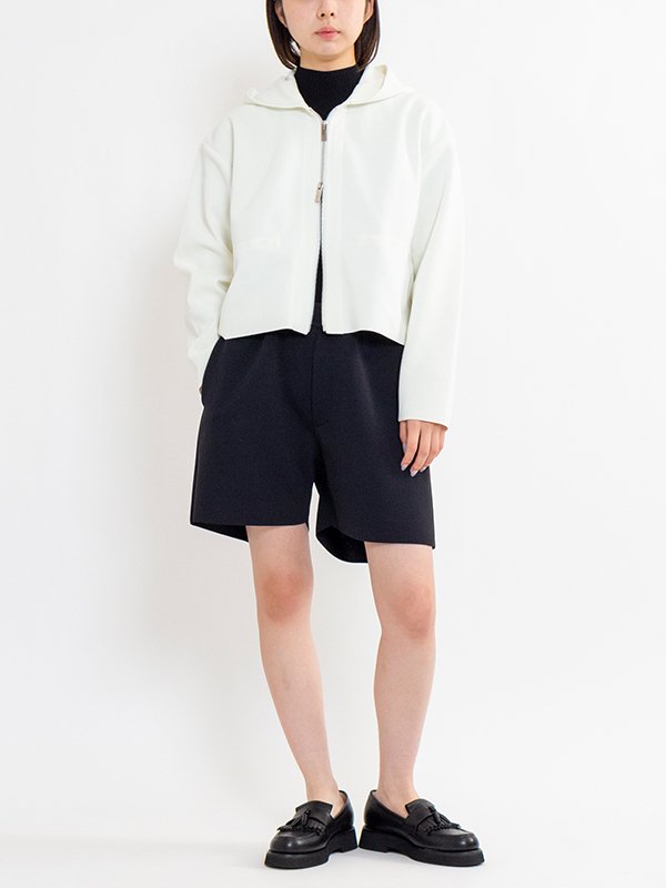 MILAN CROPPED HOODIE JACKET-ミランクロップフーディー