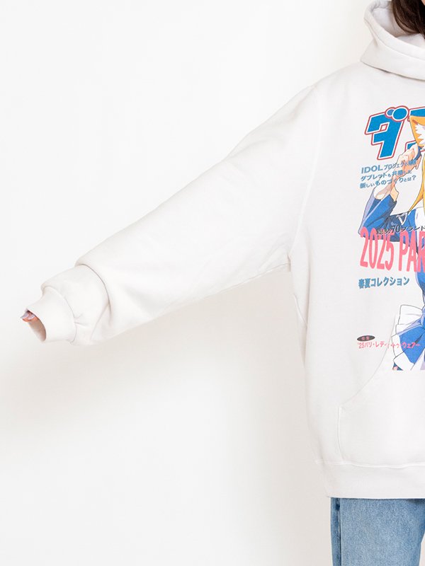 ANIME PRINT HOODIE-アニメプリントフード-doublet(ダブレット ANIME PRINT HOODIE-アニメプリントフード-doublet(ダブレット