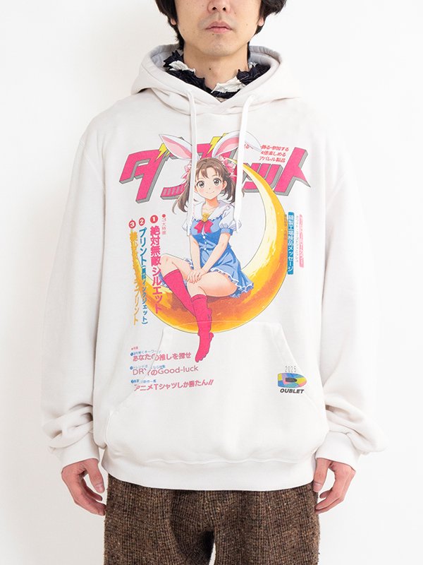 ANIME PRINT HOODIE-アニメプリントフード-doublet（ダブレット