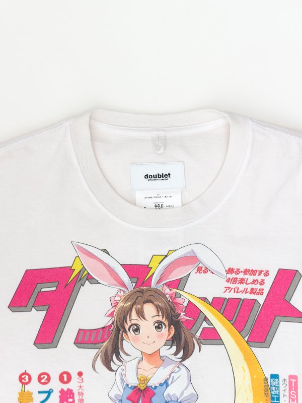 ANIME PRINT T-SHIRT-アニメプリントTシャツ-doublet ANIME PRINT T-SHIRT-アニメプリントTシャツ-doublet