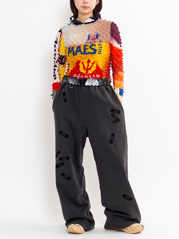 SHIBORI FLAG HOODIE-シボリフラッグフーディー-doublet