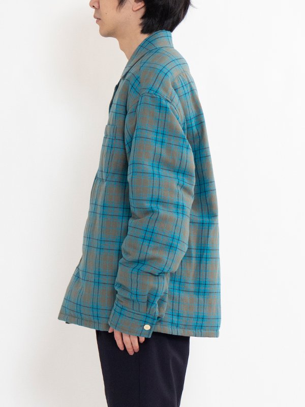 KEESEY CHECK DOWN JKT-カジーチェックダウンジャケット-visvim
