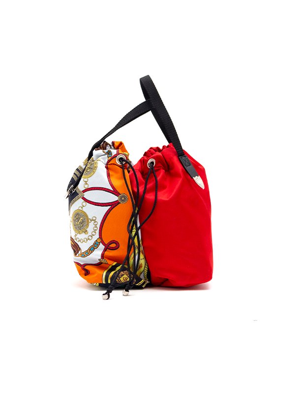 Print drawstring bag-プリントドローストリングバッグ-TOGA
