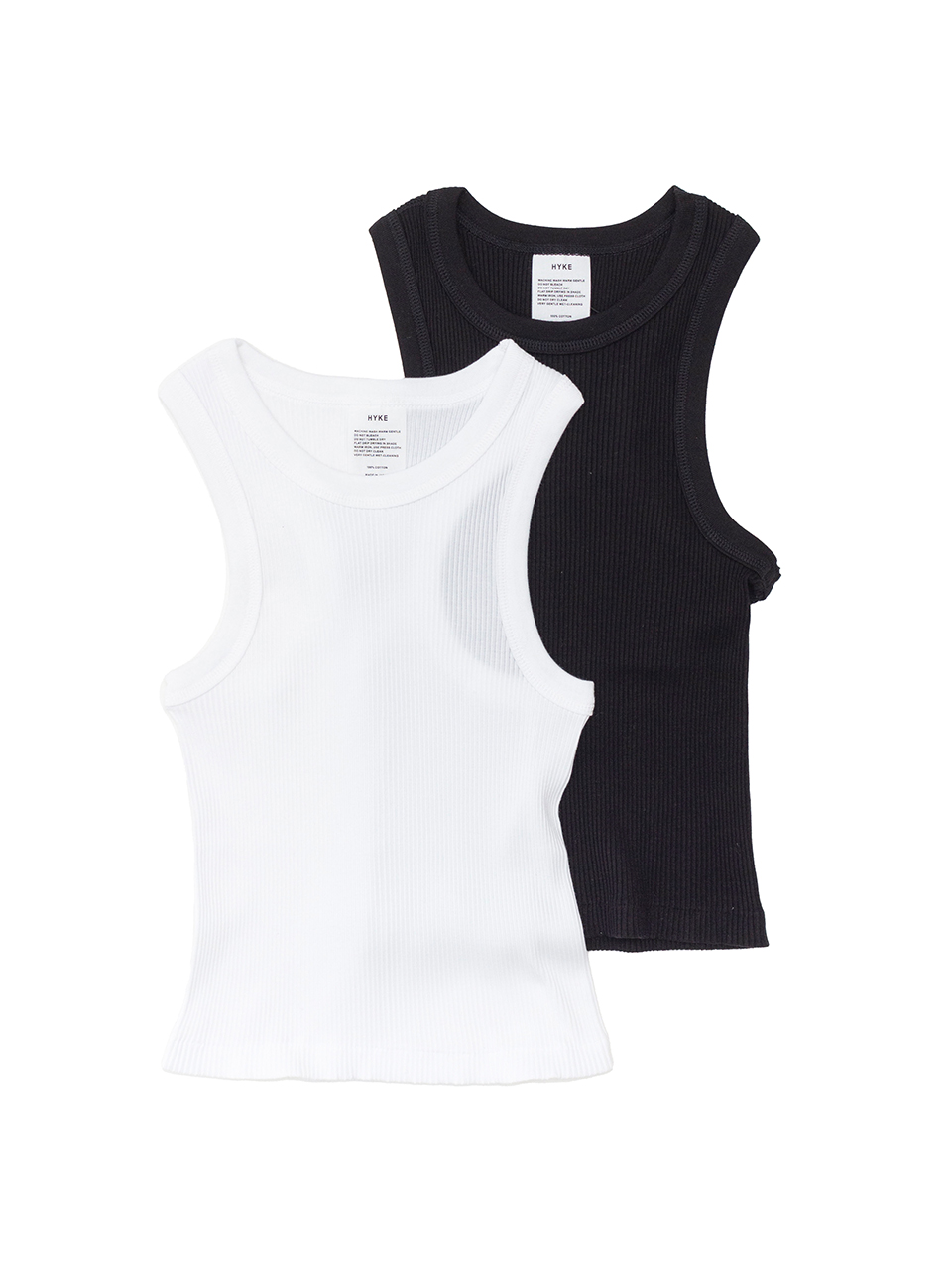 CROPPED TANK TOP-クロップドタンクトップ-HYKE（ハイク）通販