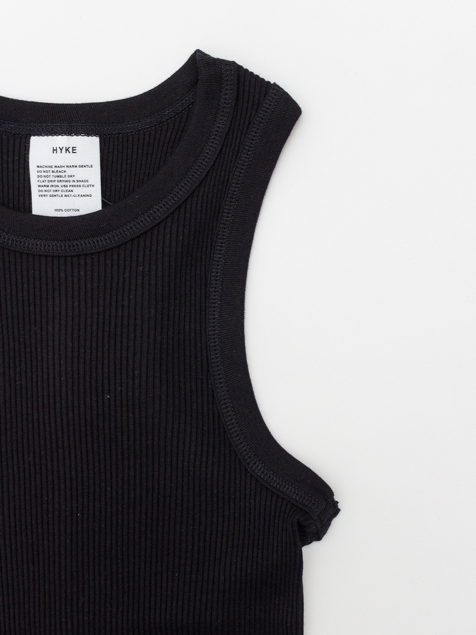 お値下げ⭐︎新品未使用⭐︎HYKE CREW NECK TANK TOP CREW NECK TANK TOP-クルーネックタンクトップ-HYKE（ハイク）通販| st