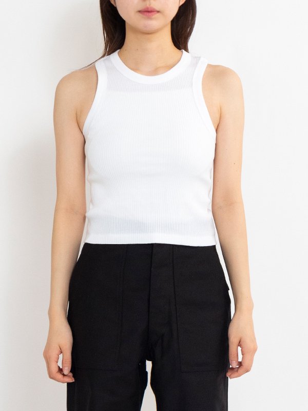 hyke クロップドトップス CROPPED TANK TOP-クロップドタンクトップ-HYKE（ハイク）通販
