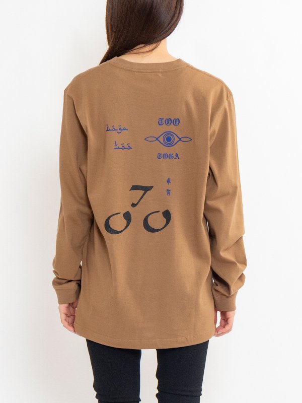 【TOGA】トーガ ロンT Print jersey Print jersey l/s-プリントジャージ-TOGA TOO（トーガトゥー