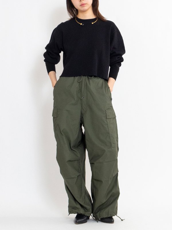 THERMAL CROPPED SHIRT-サーマルクロップドシャツ-HYKE(ハイク THERMAL CROPPED SHIRT-サーマルクロップドシャツ-HYKE(ハイク