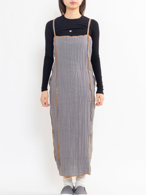 SHOK SLIP DRESS-ノックスリップドレス-BASERANGE(ベースレンジ SHOK SLIP DRESS-ノックスリップドレス-BASERANGE(ベースレンジ