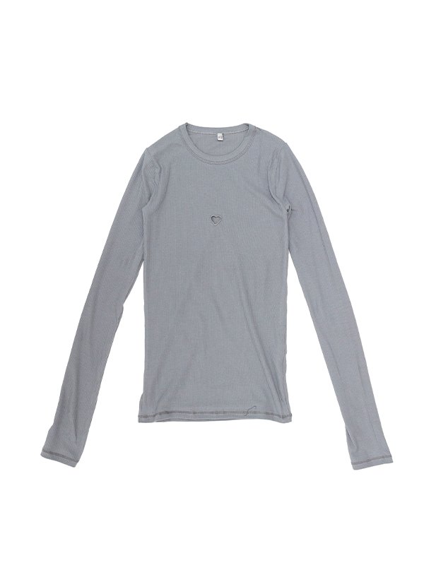 HEART LONG SLEEVE TEE-ハートロングスリーブT-BASERANGE