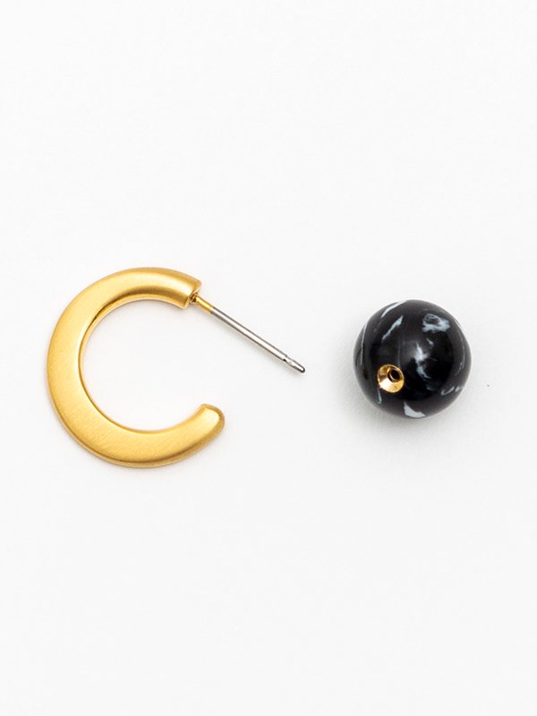 HOOP EARRINGS (SMALL)-フープイヤリング-HYKE（ハイク）通販