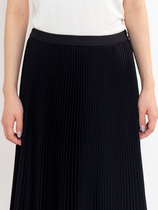 Graphpaper サテンプリーツスカート　別注　00 Satin Pleats Skirt-サテンプリーツスカート-Graphpaper（グラフ