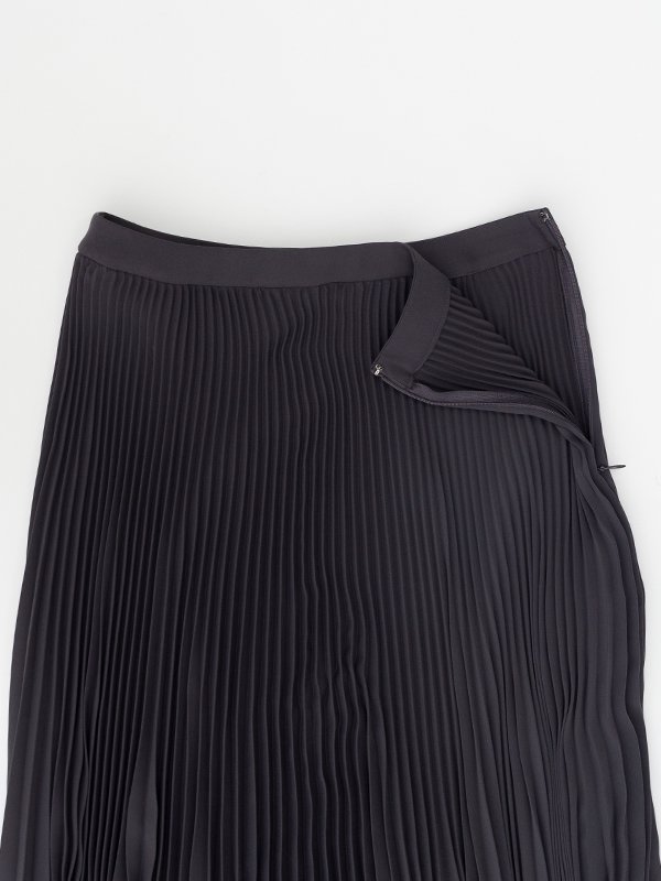 Satin Pleats Skirt-サテンプリーツスカート-Graphpaper（グラフ